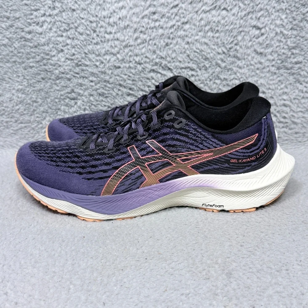 Asics Gel-Kayano Lite 3 Womens Size 10 Running Shoes Sneakers Dusty Purple